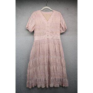 Daxi Retro Styling Tiered Sequin Vogues Best Dress-Size Large-Cottagecore-Rare